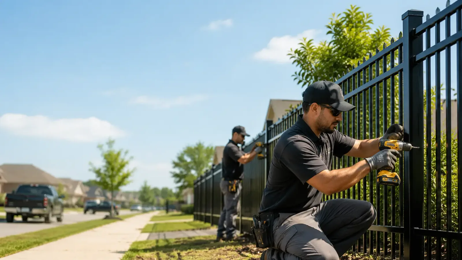 Metal Fence Installation in Crane, IN